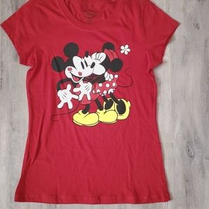 Mickey and Minnie Mouse together